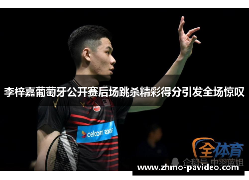 李梓嘉葡萄牙公开赛后场跳杀精彩得分引发全场惊叹