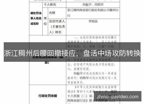 浙江稠州后腰回撤接应,盘活中场攻防转换 浙江稠州后腰回撤接应,盘活中场攻防转换